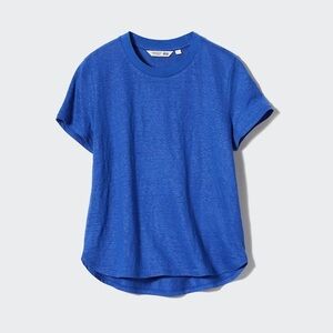 Uniqlo Cotton Casual Blue T-Shirt